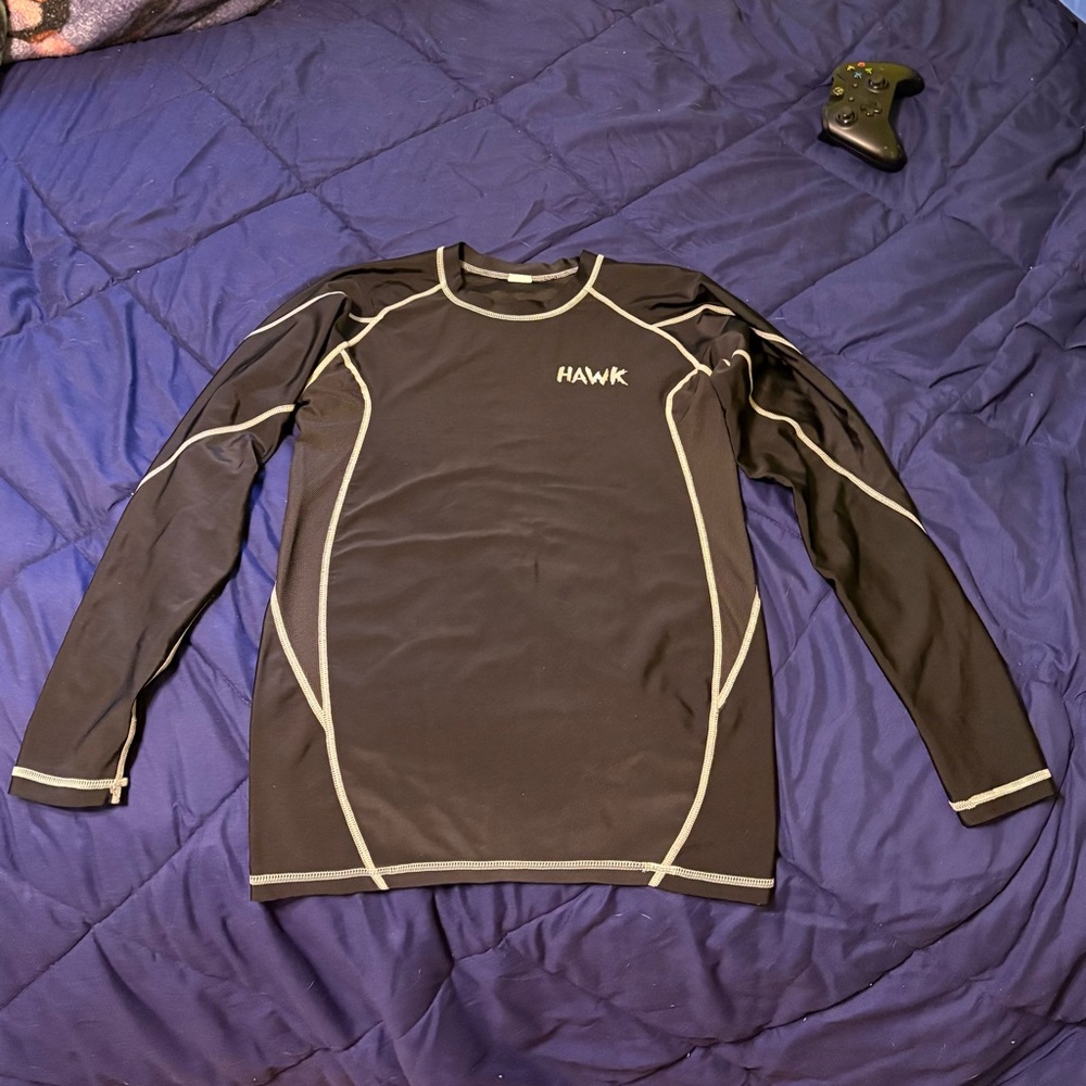 Tony Hawk Black Performance Rash Guard
